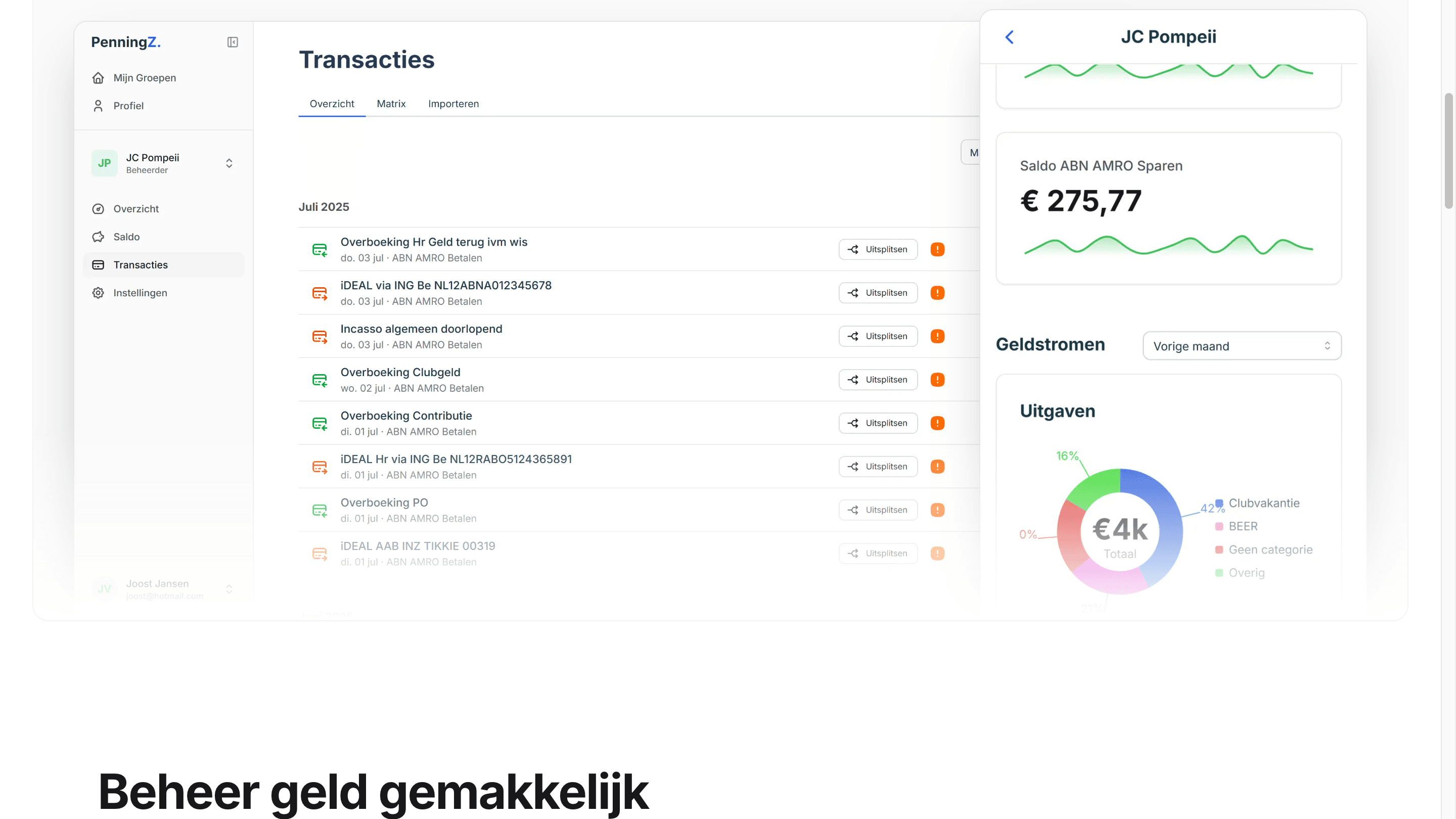 Wanneer kun je handmatig transacties toevoegen bij Virgiel?